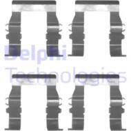 LX0171 DEL - Zestaw instalacyjny klocków hamulcowych DELPHI