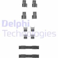 LX0185 DEL - Zestaw instalacyjny klocków hamulcowych DELPHI