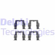 LX0191 DEL - Zestaw instalacyjny klocków hamulcowych DELPHI
