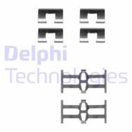 LX0208 DEL - Zestaw instalacyjny klocków hamulcowych DELPHI