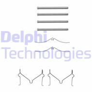 LX0211 DEL - Zestaw instalacyjny klocków hamulcowych DELPHI