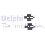 LX0221 DEL - Zestaw instalacyjny klocków hamulcowych DELPHI