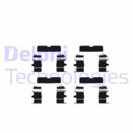 LX0225 DEL - Zestaw instalacyjny klocków hamulcowych DELPHI