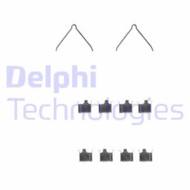 LX0229 DEL - Zestaw instalacyjny klocków hamulcowych DELPHI
