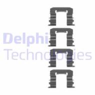LX0239 DEL - Zestaw instalacyjny klocków hamulcowych DELPHI