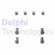 LX0247 DEL - Zestaw instalacyjny klocków hamulcowych DELPHI