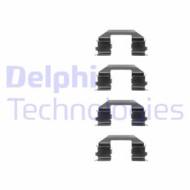 LX0255 DEL - Zestaw instalacyjny klocków hamulcowych DELPHI