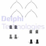 LX0258 DEL - Zestaw instalacyjny klocków hamulcowych DELPHI