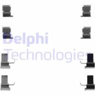 LX0259 DEL - Zestaw instalacyjny klocków hamulcowych DELPHI