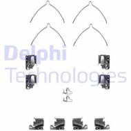 LX0265 DEL - Zestaw instalacyjny klocków hamulcowych DELPHI