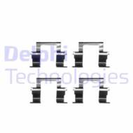 LX0283 DEL - Zestaw instalacyjny klocków hamulcowych DELPHI