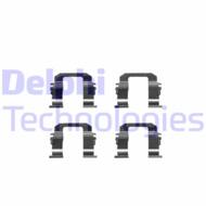 LX0284 DEL - Zestaw instalacyjny klocków hamulcowych DELPHI