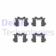 LX0303 DEL - Zestaw instalacyjny klocków hamulcowych DELPHI