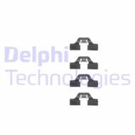 LX0307 DEL - Zestaw instalacyjny klocków hamulcowych DELPHI