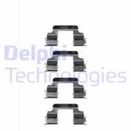 LX0334 DEL - Zestaw instalacyjny klocków hamulcowych DELPHI