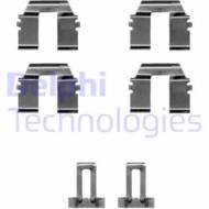 LX0335 DEL - Zestaw instalacyjny klocków hamulcowych DELPHI