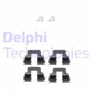 LX0342 DEL - Zestaw instalacyjny klocków hamulcowych DELPHI