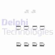 LX0343 DEL - Zestaw instalacyjny klocków hamulcowych DELPHI