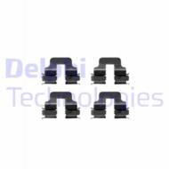 LX0344 DEL - Zestaw instalacyjny klocków hamulcowych DELPHI