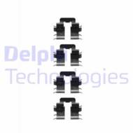 LX0345 DEL - Zestaw instalacyjny klocków hamulcowych DELPHI