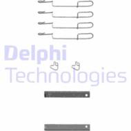 LX0347 DEL - Zestaw instalacyjny klocków hamulcowych DELPHI