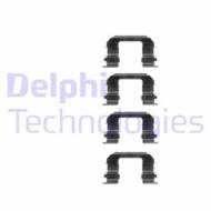 LX0349 DEL - Zestaw instalacyjny klocków hamulcowych DELPHI