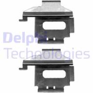 LX0369 DEL - Zestaw instalacyjny klocków hamulcowych DELPHI