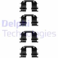 LX0372 DEL - Zestaw instalacyjny klocków hamulcowych DELPHI