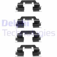 LX0377 DEL - Zestaw instalacyjny klocków hamulcowych DELPHI