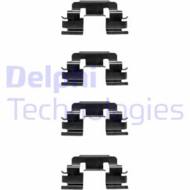 LX0381 DEL - Zestaw instalacyjny klocków hamulcowych DELPHI