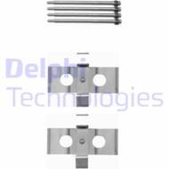 LX0393 DEL - Zestaw instalacyjny klocków hamulcowych DELPHI