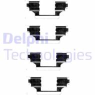LX0403 DEL - Zestaw instalacyjny klocków hamulcowych DELPHI