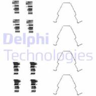 LX0414 DEL - Zestaw instalacyjny klocków hamulcowych DELPHI