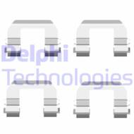 LX0415 DEL - Zestaw instalacyjny klocków hamulcowych DELPHI