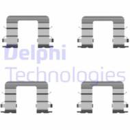 LX0416 DEL - Zestaw instalacyjny klocków hamulcowych DELPHI