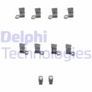 LX0432 DEL - Zestaw instalacyjny klocków hamulcowych DELPHI