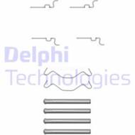 LX0435 DEL - Zestaw instalacyjny klocków hamulcowych DELPHI