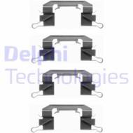 LX0442 DEL - Zestaw instalacyjny klocków hamulcowych DELPHI