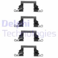 LX0445 DEL - Zestaw instalacyjny klocków hamulcowych DELPHI