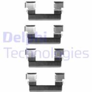 LX0466 DEL - Zestaw instalacyjny klocków hamulcowych DELPHI