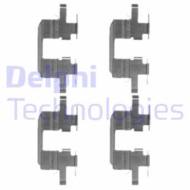 LX0472 DEL - Zestaw instalacyjny klocków hamulcowych DELPHI
