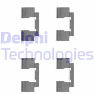 LX0481 DEL - Zestaw instalacyjny klocków hamulcowych DELPHI