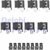 LX0491 DEL - Zestaw instalacyjny klocków hamulcowych DELPHI