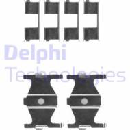 LX0497 DEL - Zestaw instalacyjny klocków hamulcowych DELPHI