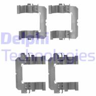 LX0498 DEL - Zestaw instalacyjny klocków hamulcowych DELPHI