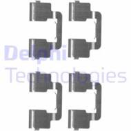 LX0506 DEL - Zestaw instalacyjny klocków hamulcowych DELPHI