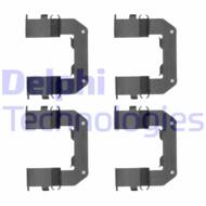 LX0515 DEL - Zestaw instalacyjny klocków hamulcowych DELPHI