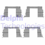 LX0516 DEL - Zestaw instalacyjny klocków hamulcowych DELPHI
