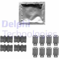 LX0535 DEL - Zestaw instalacyjny klocków hamulcowych DELPHI