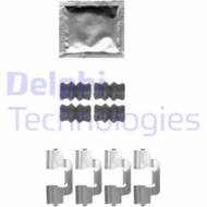 LX0536 DEL - Zestaw instalacyjny klocków hamulcowych DELPHI